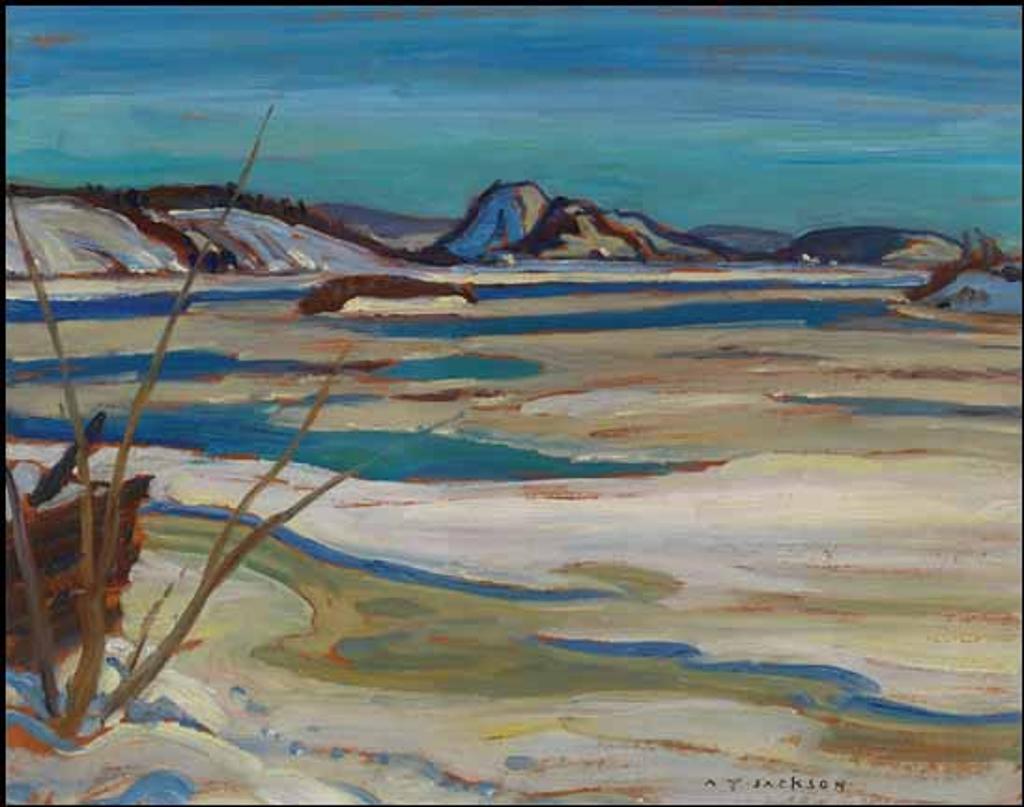 Alexander Young (A. Y.) Jackson (1882-1974) - Gatineau River / Georgian Bay (verso)