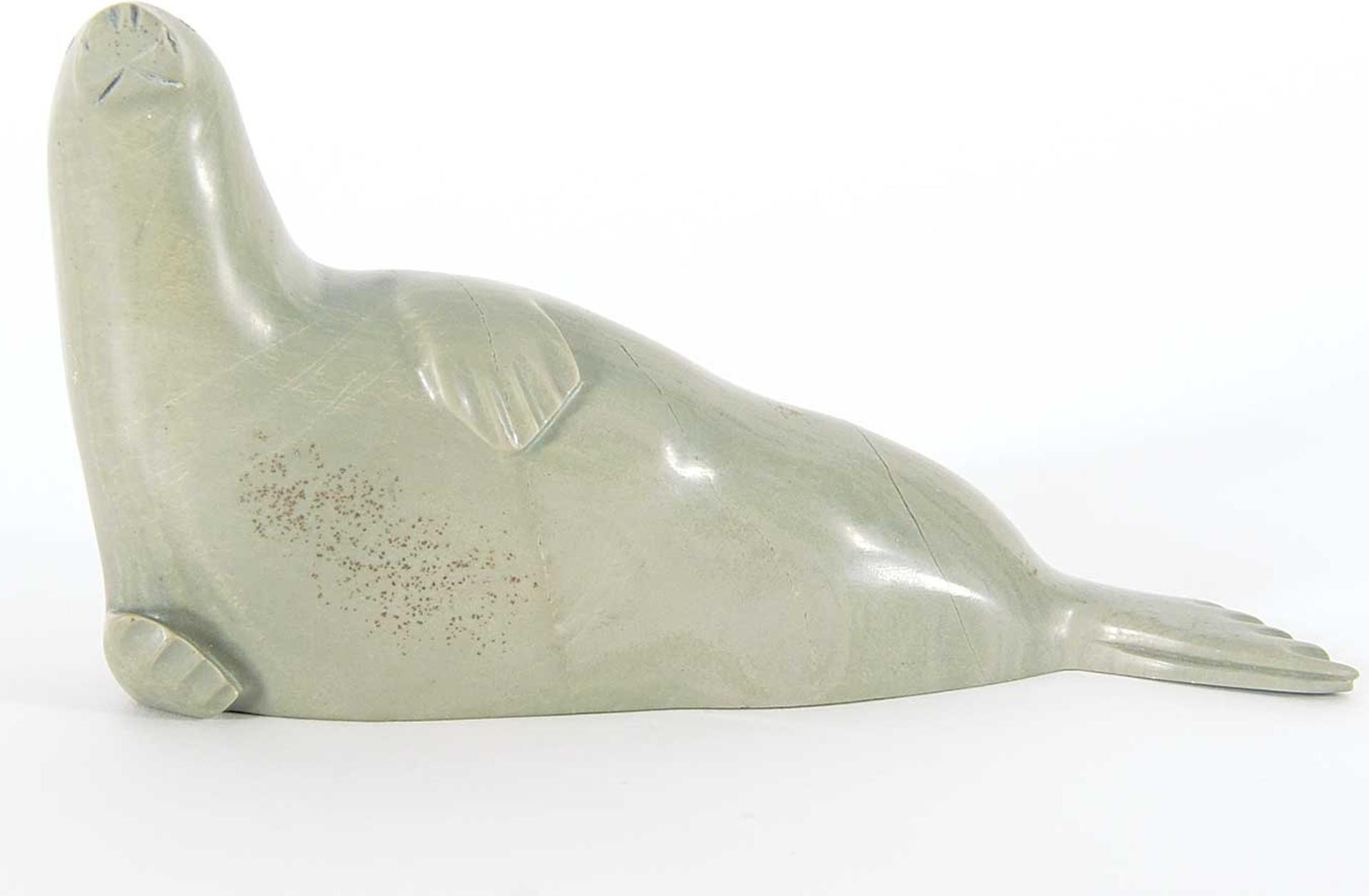 Lucassie Qittusuk (1908-1978) - Untitled - Lying Seal