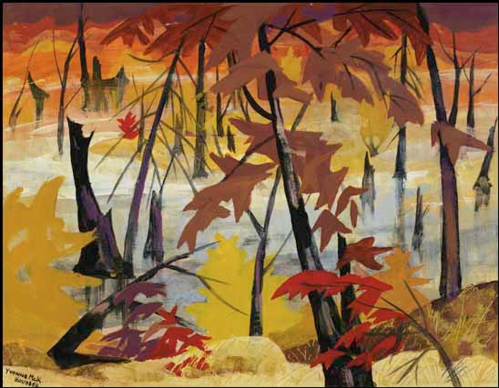 Muriel Yvonne Mckague Housser (1898-1996) - Sunset in the Swamp