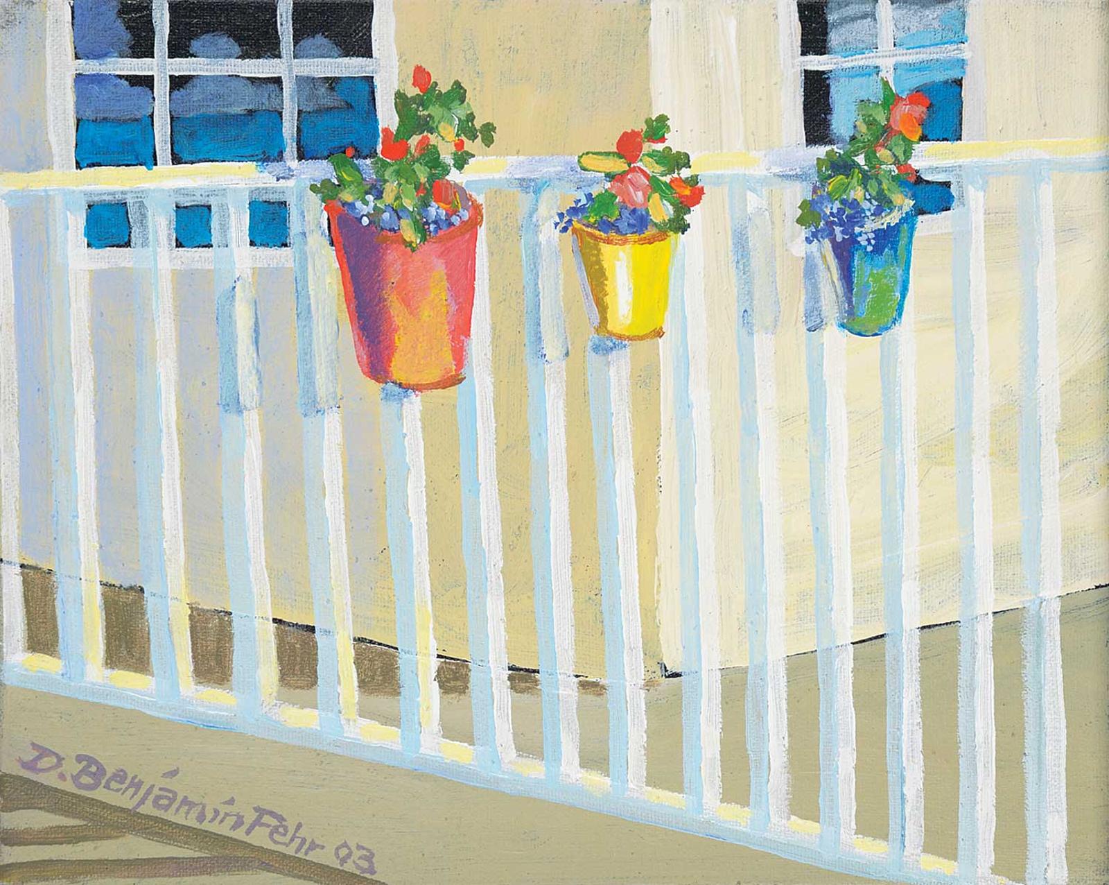 Dale Benjamin Fehr - Untitled - Flowers on the Patio