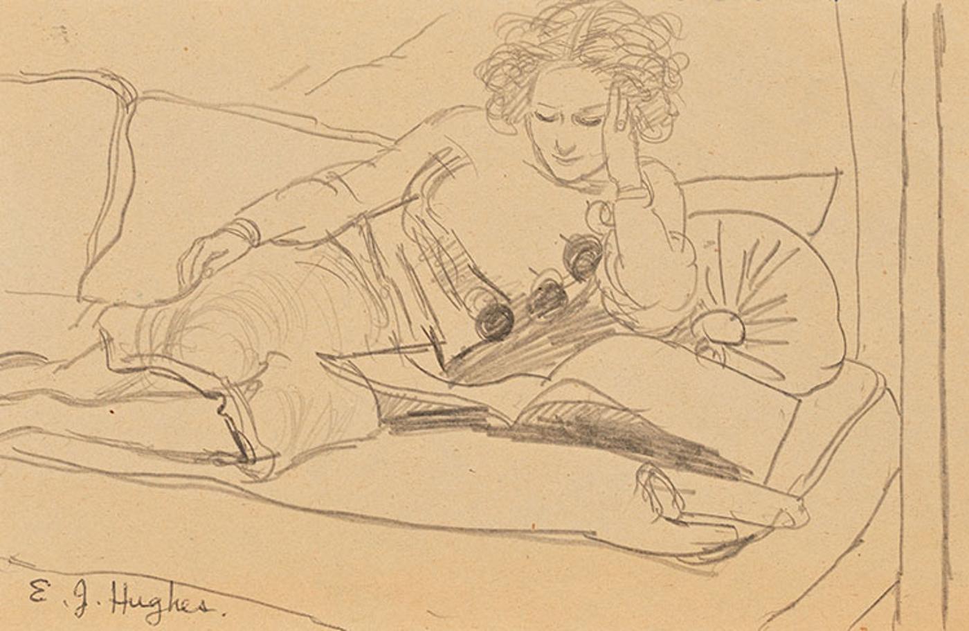 Edward John (E. J.) Hughes (1913-2007) - Artist's Aunt (