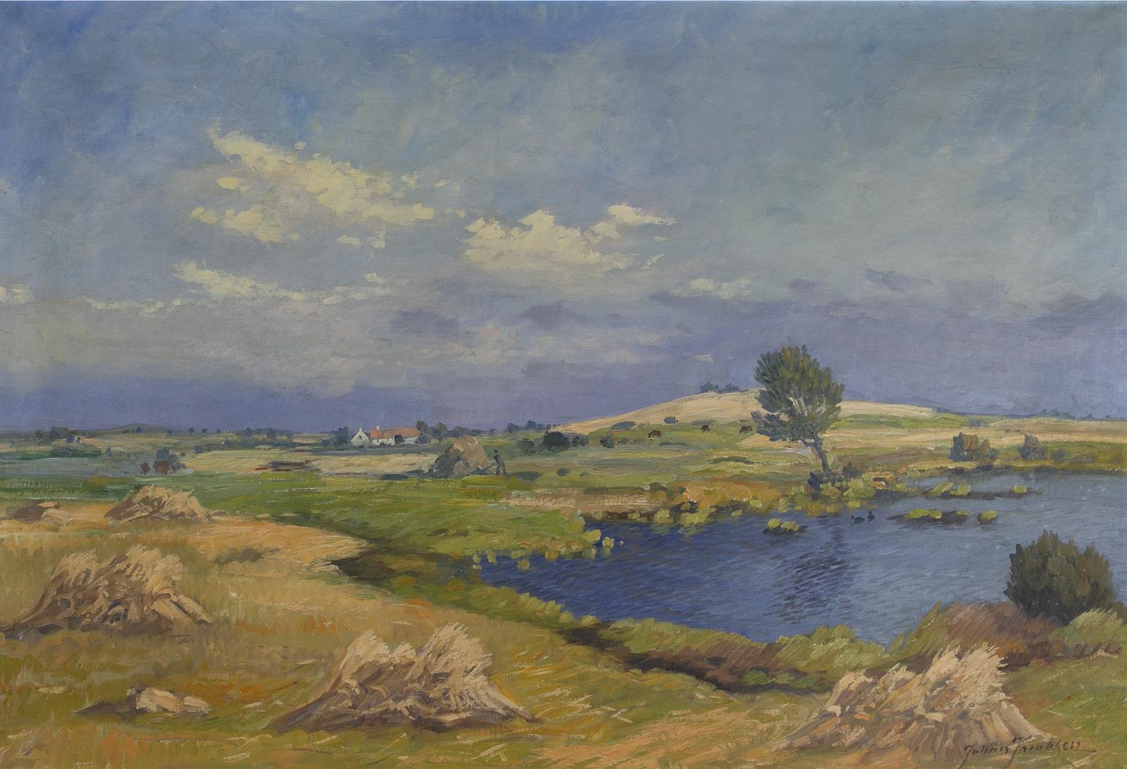 John Jacobsen (1883-1953) - Haystacks