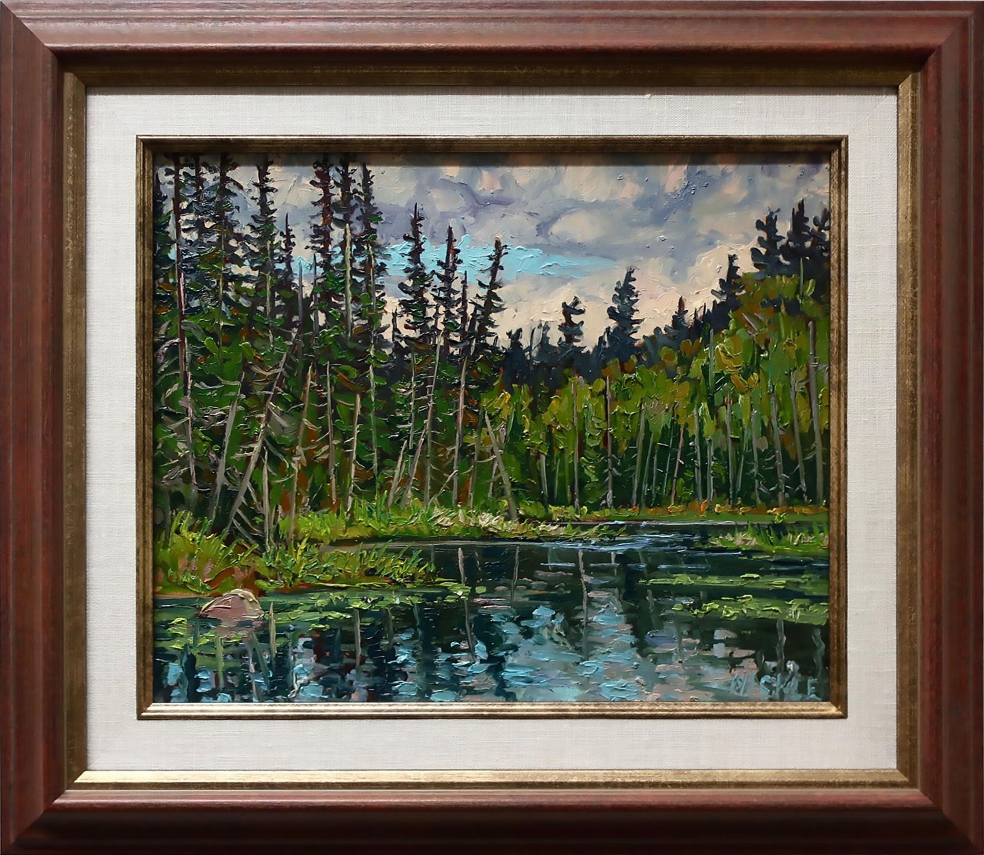 Lawrence Nickle (1931-2014) - Tim River Below Algonquin Landing Petawawa Watershed