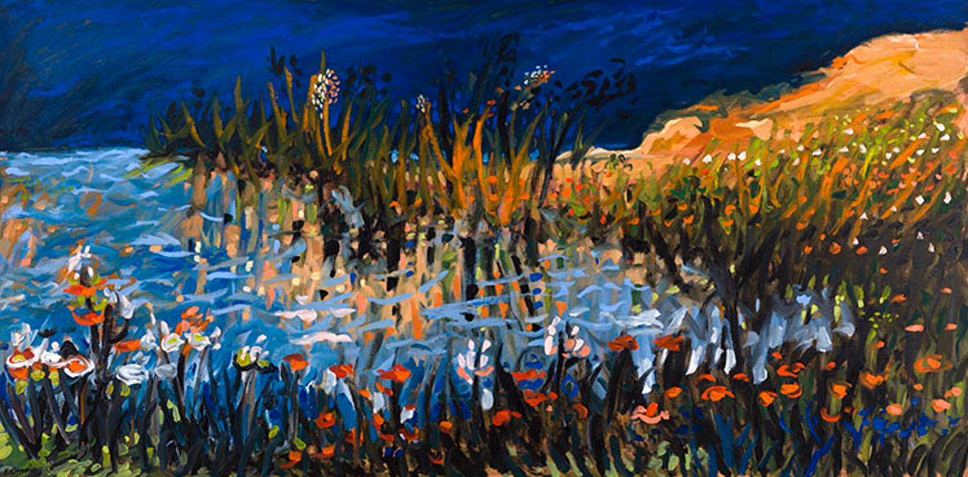 Yehouda Leon Chaki (1938-2023) - Spring Landscape with Water