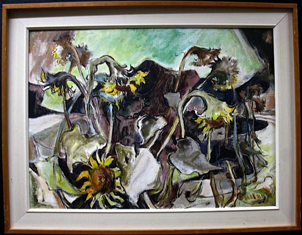 Alexander Samuel Millar (1921-1978) - Still Life - Sunflowers
