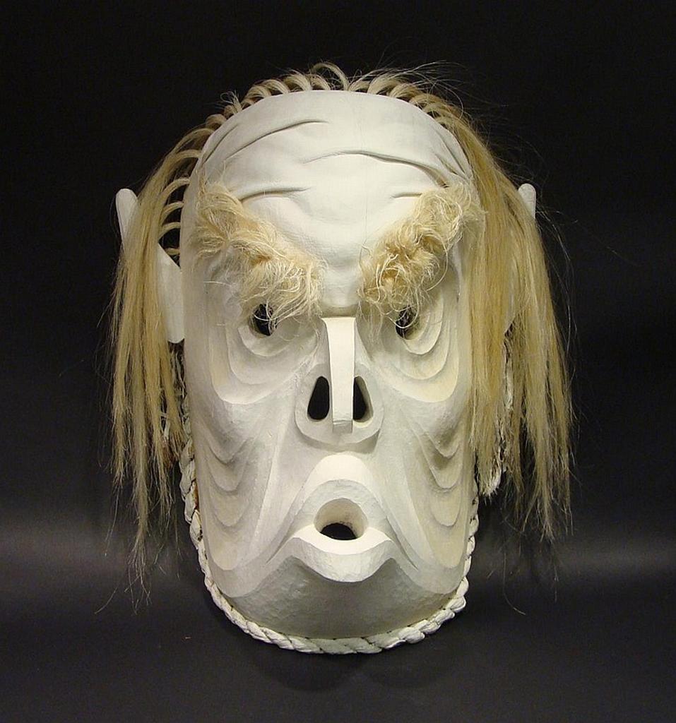 Beau Dick (1955-2017) - a large carved and polychromed Ghost mask