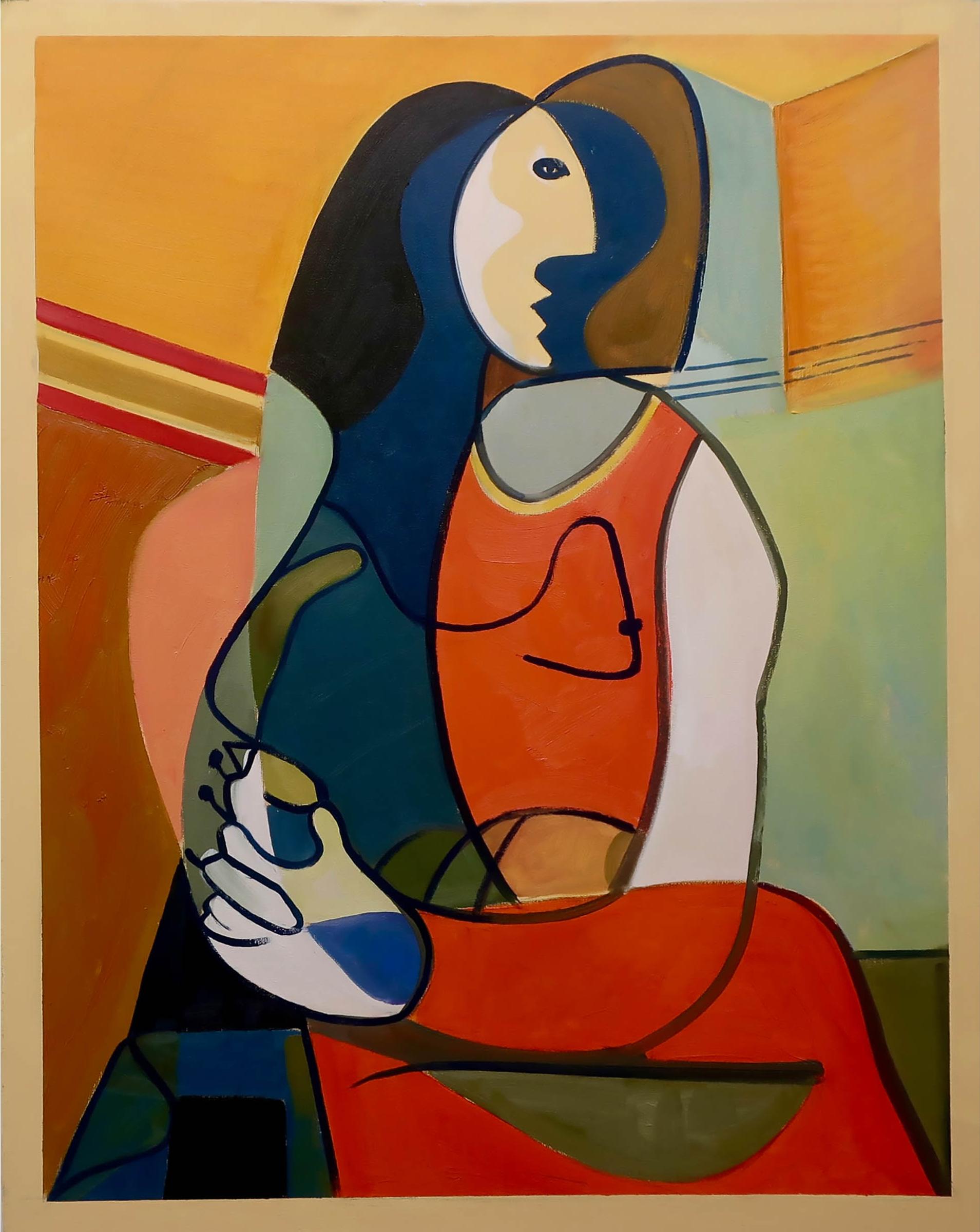 Alex Korenfeld (1944) - Seated Woman