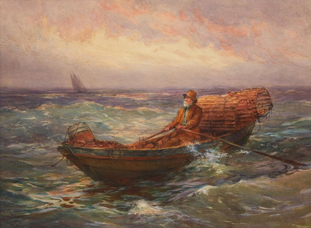 Robert Ford Gagen (1847-1926) - The Lobster Trapper