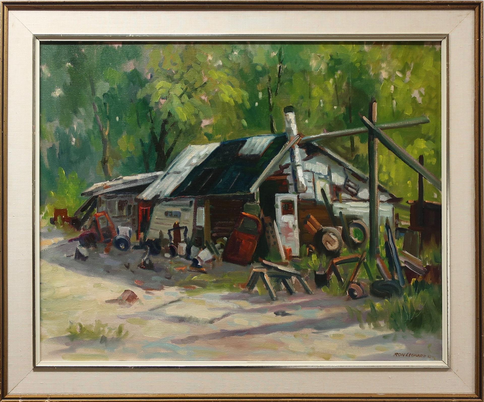 Ronald (Ron) Stanley Leonard (1923-1998) - Rod's Repair Shop - Hwy 30 S. Of Havelock