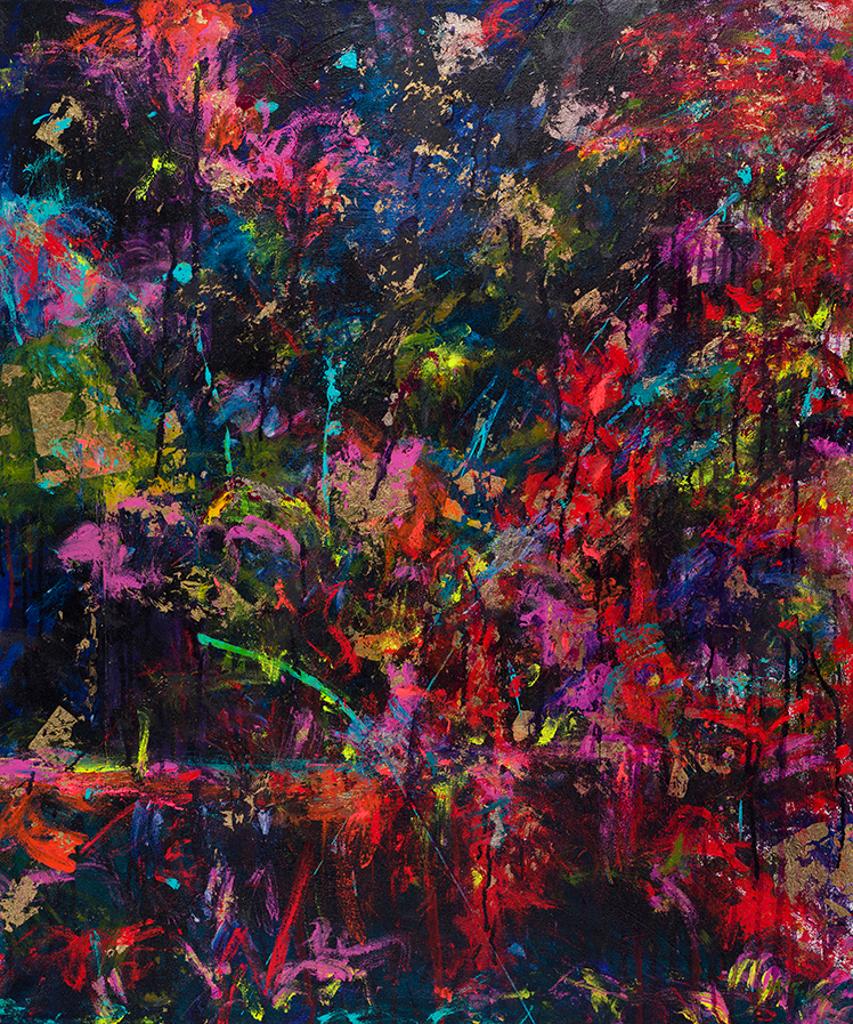 Barbara McGivern (1950-2019) - Frenzy in Blue and Red