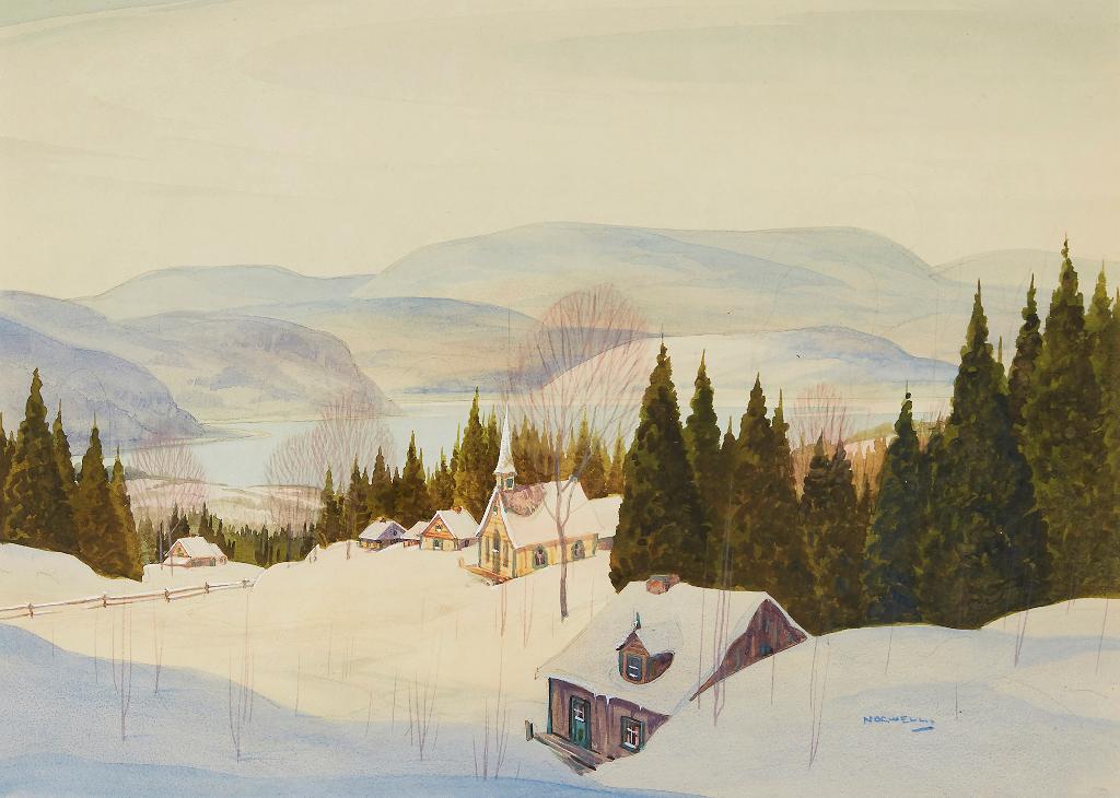 Graham Norble Norwell (1901-1967) - Winter Landscape