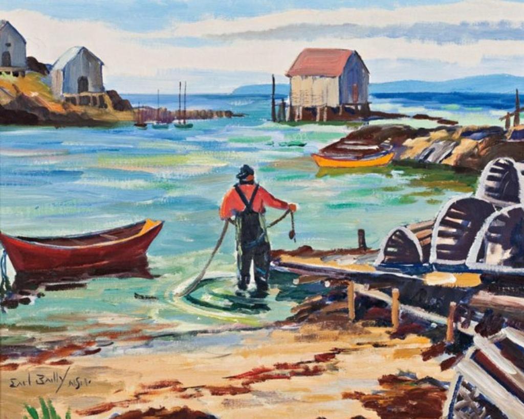 Earl Bailly (1903-1977) - Blue Rocks, Nova Scotia
