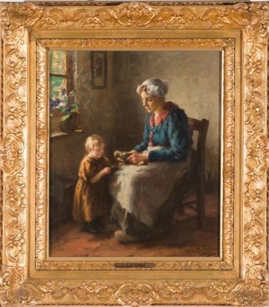 Lammert Van Der Tonge (1871-1937) - A Happy Family