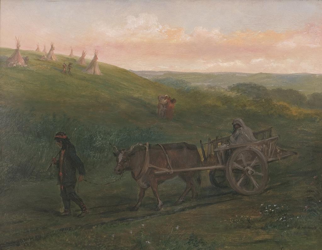 Alfred W. Boisseau (1823-1901) - Indian Camp On Brandon Hills