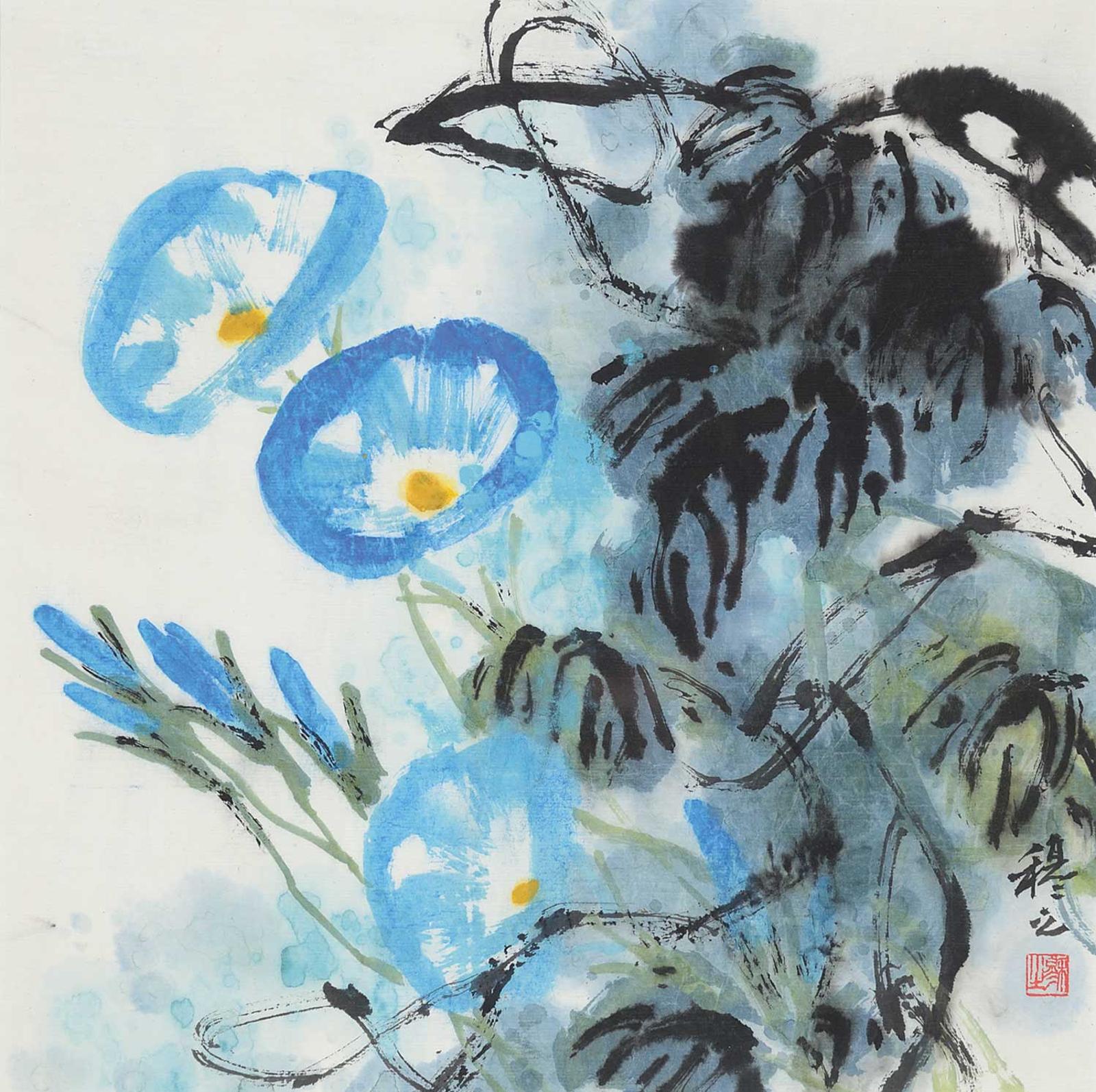 Mozhi Chen - Morning Glories I