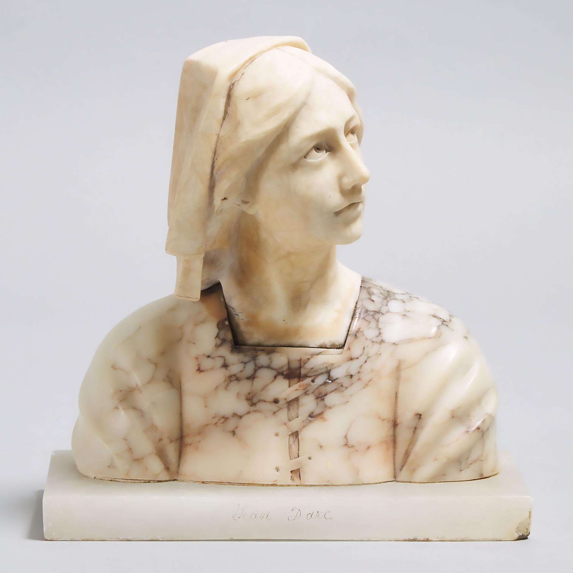 Giuseppe Bessi (1857-1922) - Bust Of St. Joan Of Arc
