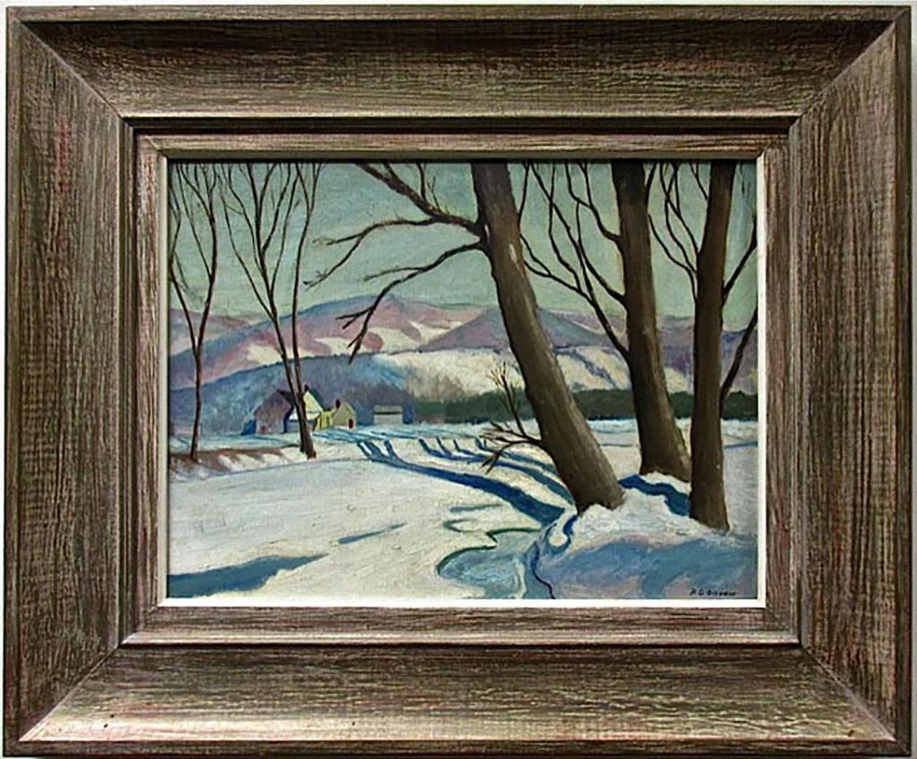 Robert D. Gilleon - Winter Shadows - The Gatineau Hills, Quebec