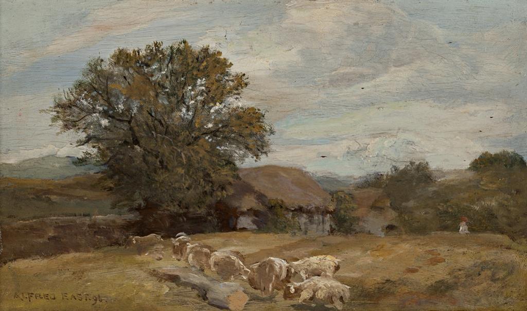 Sir Alfred East (1849-1913) - Hill Farm