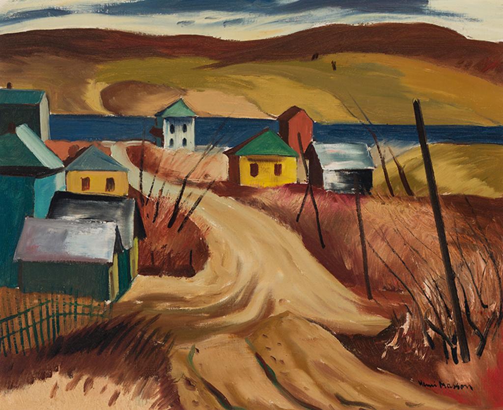 Henri Leopold Masson (1907-1996) - Late Autumn, Farm Point, PQ