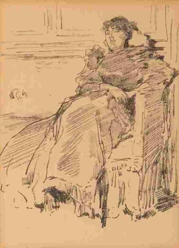 James Abbott McNeill Whistler (1834-1903) - La Robe Rouge, 1894