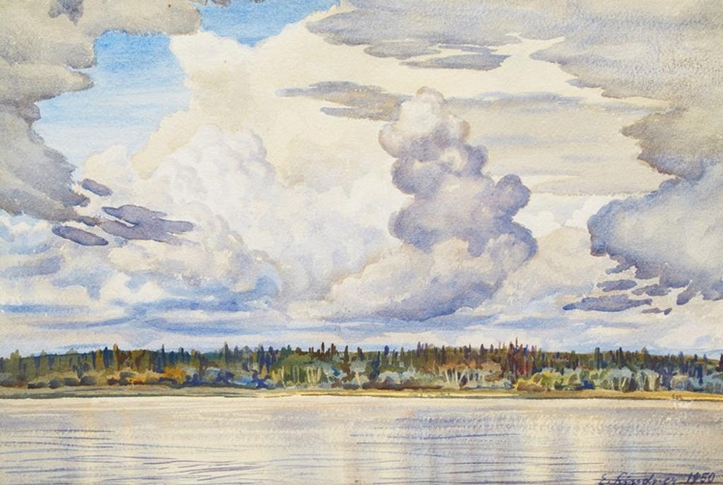 Ernest Friedrich Lindner (1897-1988) - Lake and Clouds