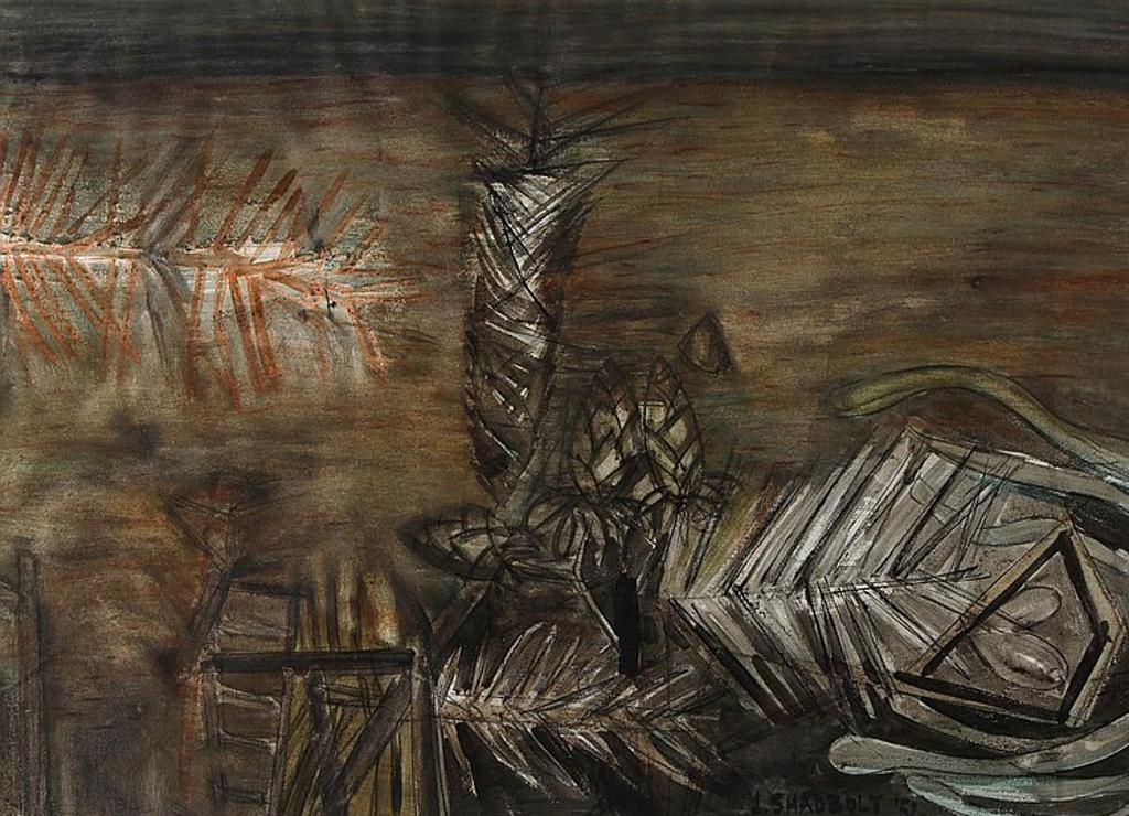 Jack Leaonard Shadbolt (1909-1998) - Untitled - Feathers