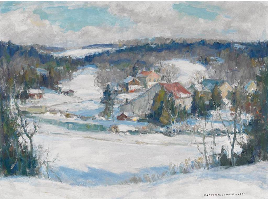 Manly Edward MacDonald (1889-1971) - Village Landscape In Winter