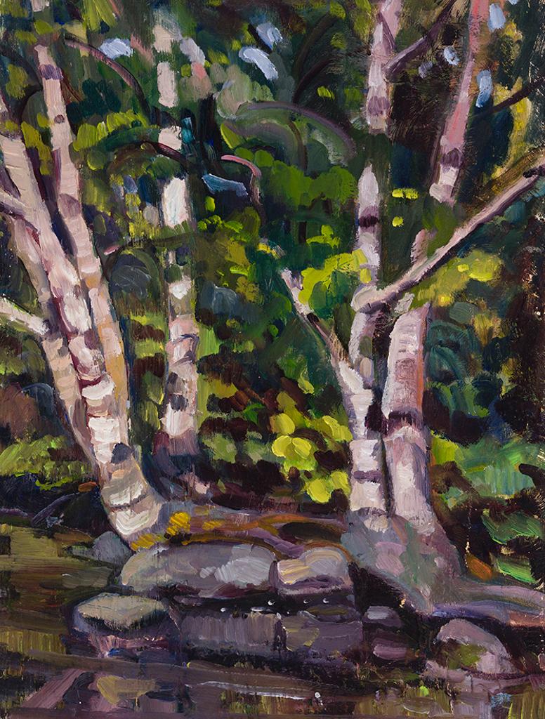 Nora Frances Elisabeth Collyer (1898-1979) - Birch Trees, Lake Manitou, PQ