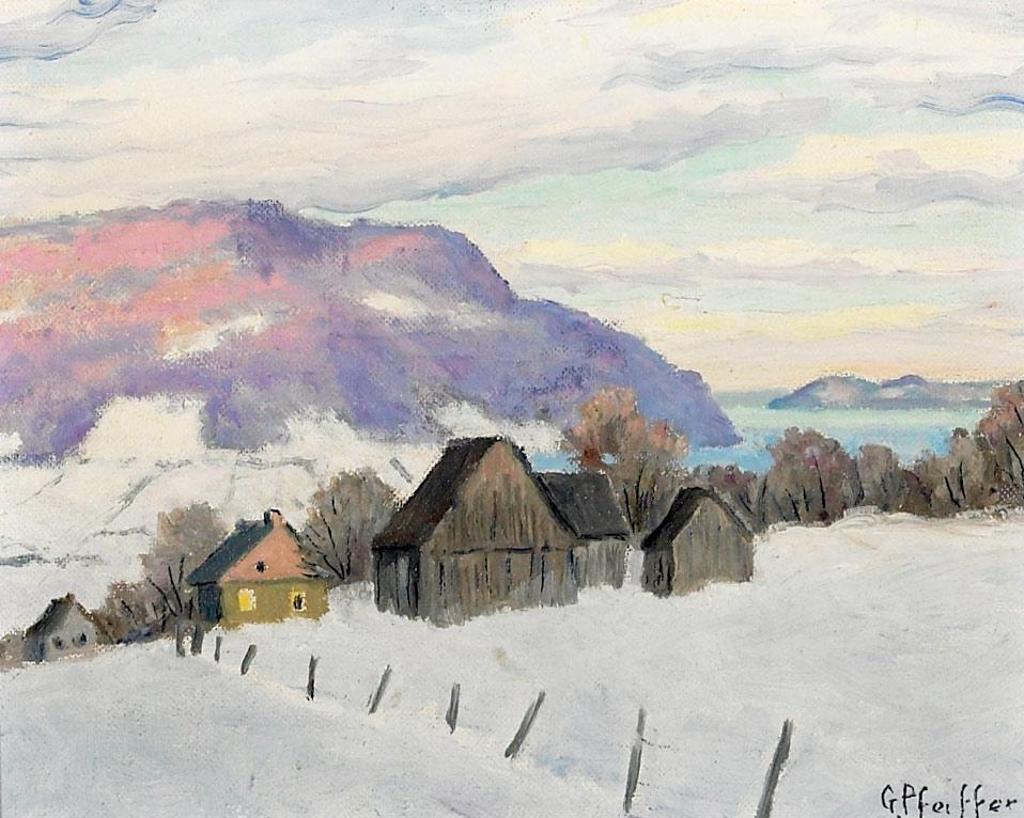 Gordon Edward Pfeiffer (1899-1983) - Winter Farm