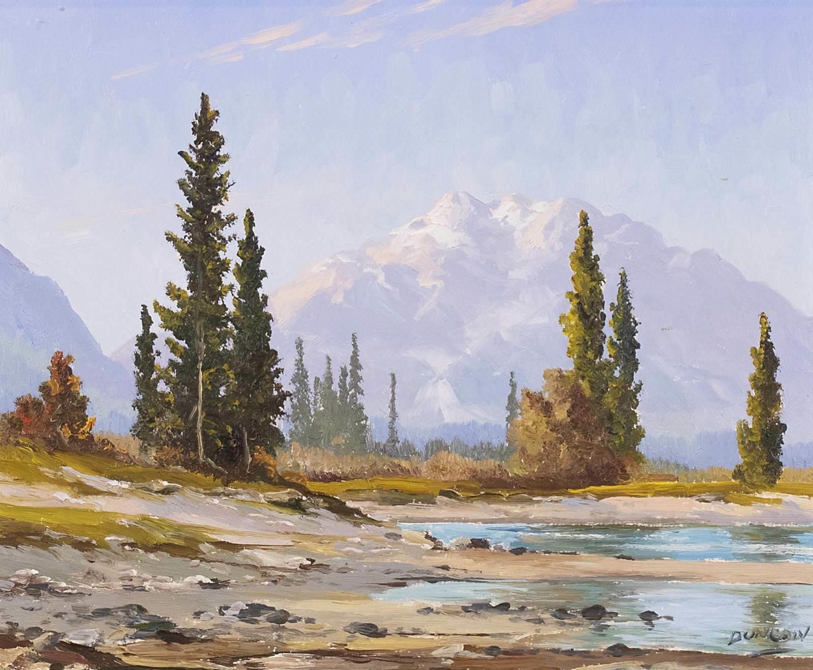 Duncan Mackinnon Crockford (1922-1991) - Rocky Mountain River Valley