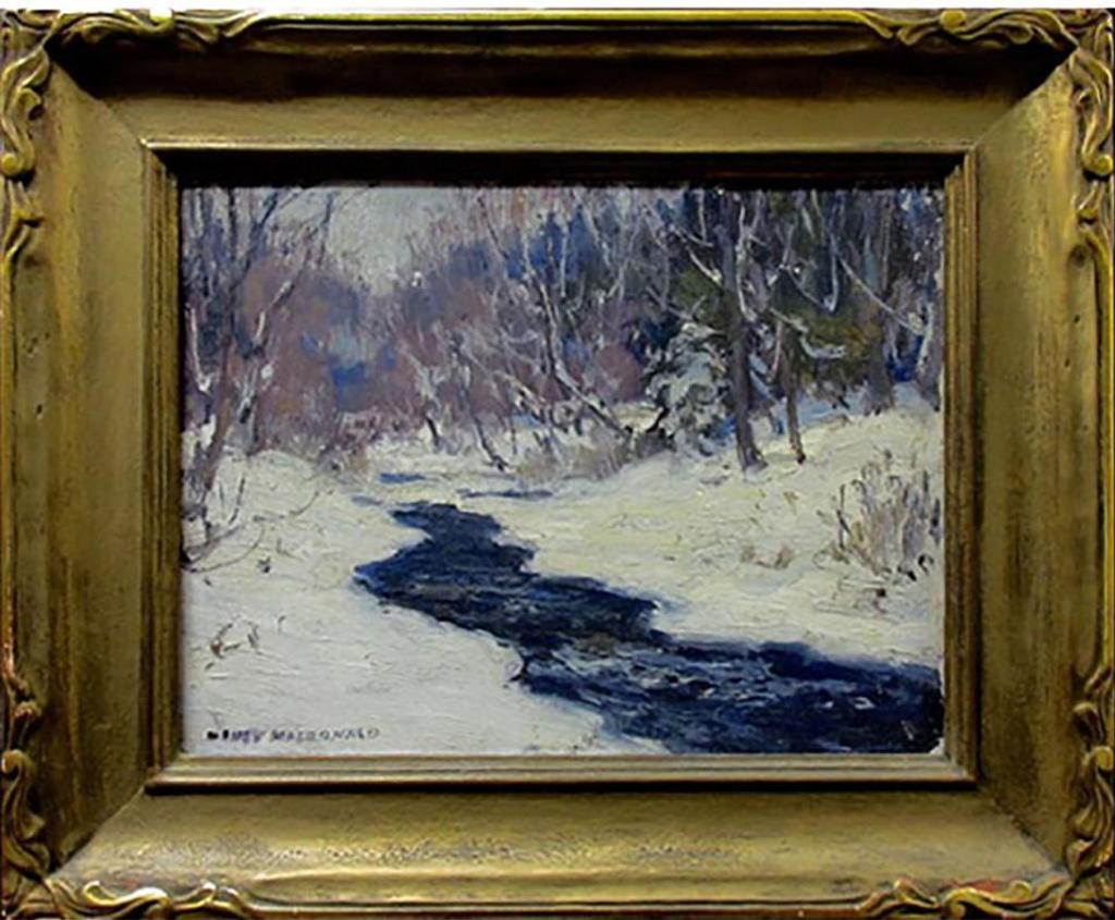 Manly Edward MacDonald (1889-1971) - Untitled (Winter Stream)