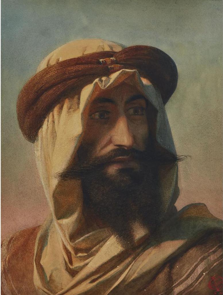 Carl Haag (1820-1915) - A Bedouin Of The Hawaroh Tribe, 1862