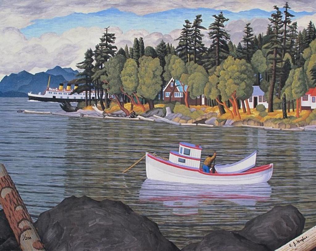 Edward John (E. J.) Hughes (1913-2007) - Taylor Bay, Gabriola Island