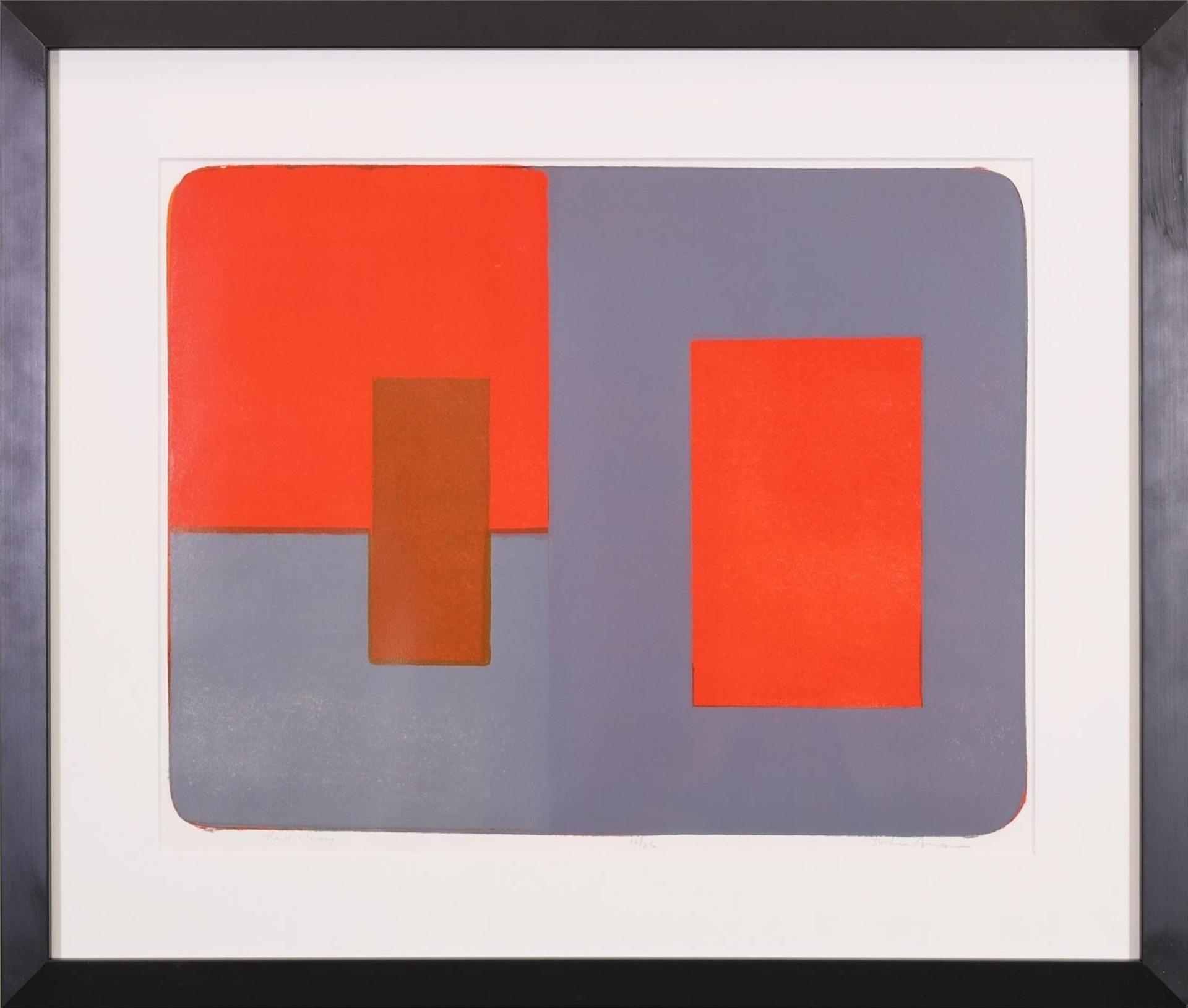 John Harold Thomas Snow (1911-2004) - Red & Grey; ed. #15/26