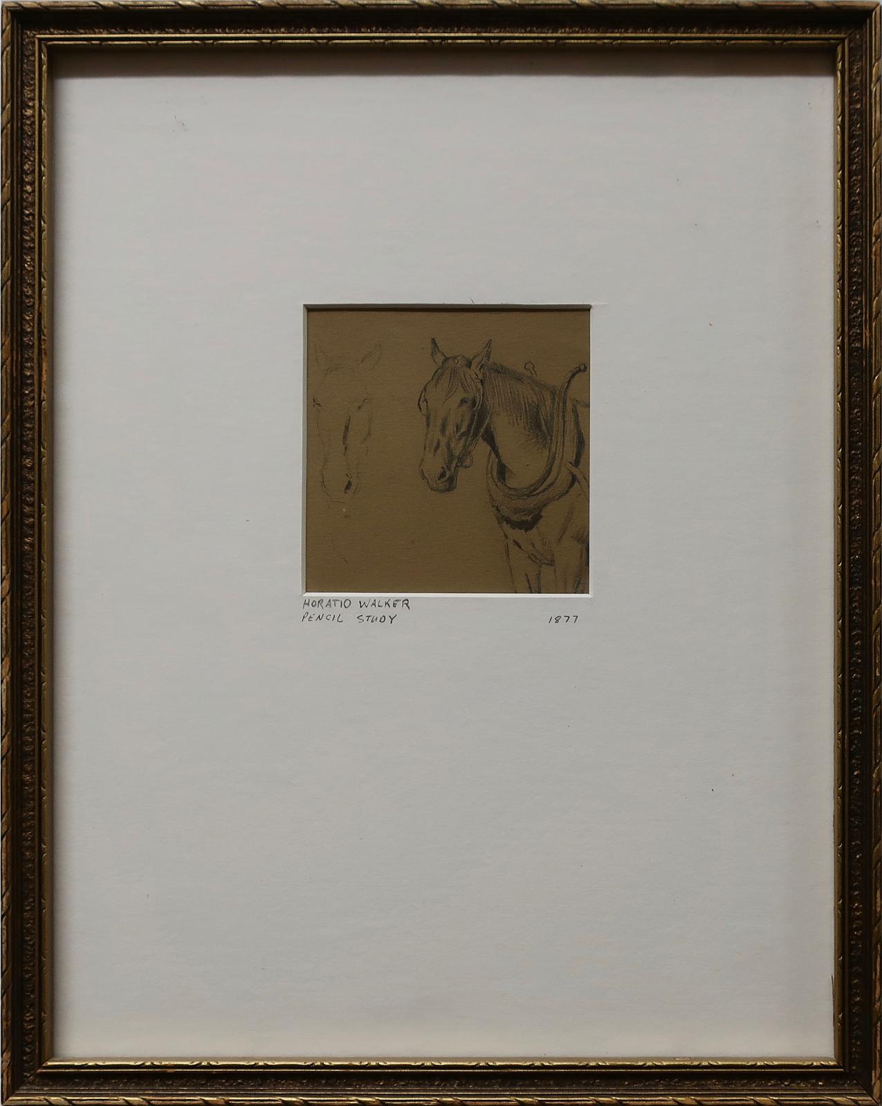 Horatio Walker (1858-1938) - Horse Sketches