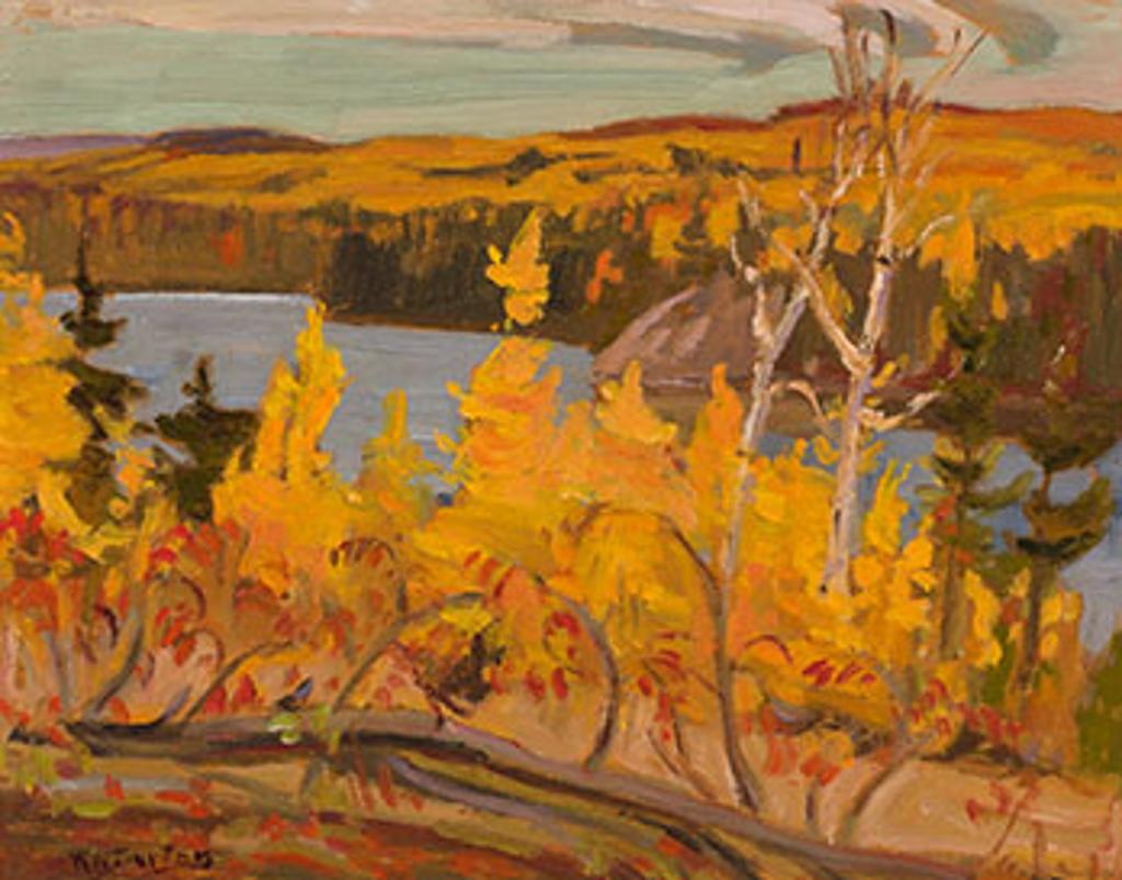 Ralph Wallace Burton (1905-1983) - Lake near Palmer's Rapids, Vicinity Combermere, Ont., Autumn