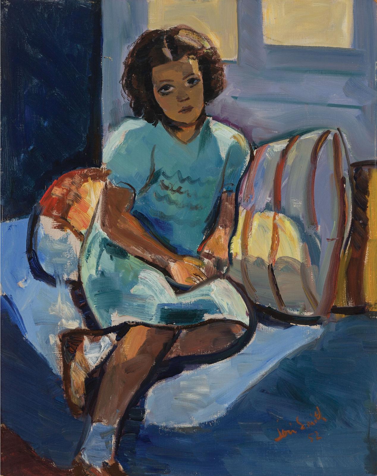 Marjorie (1907-2005) - Portrait Of A Girl, 1952