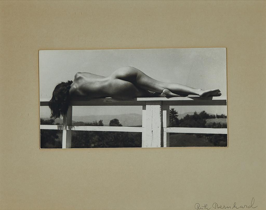 Ruth Bernhard (1905-2006) - Nude On A Balcony, Circa 1953