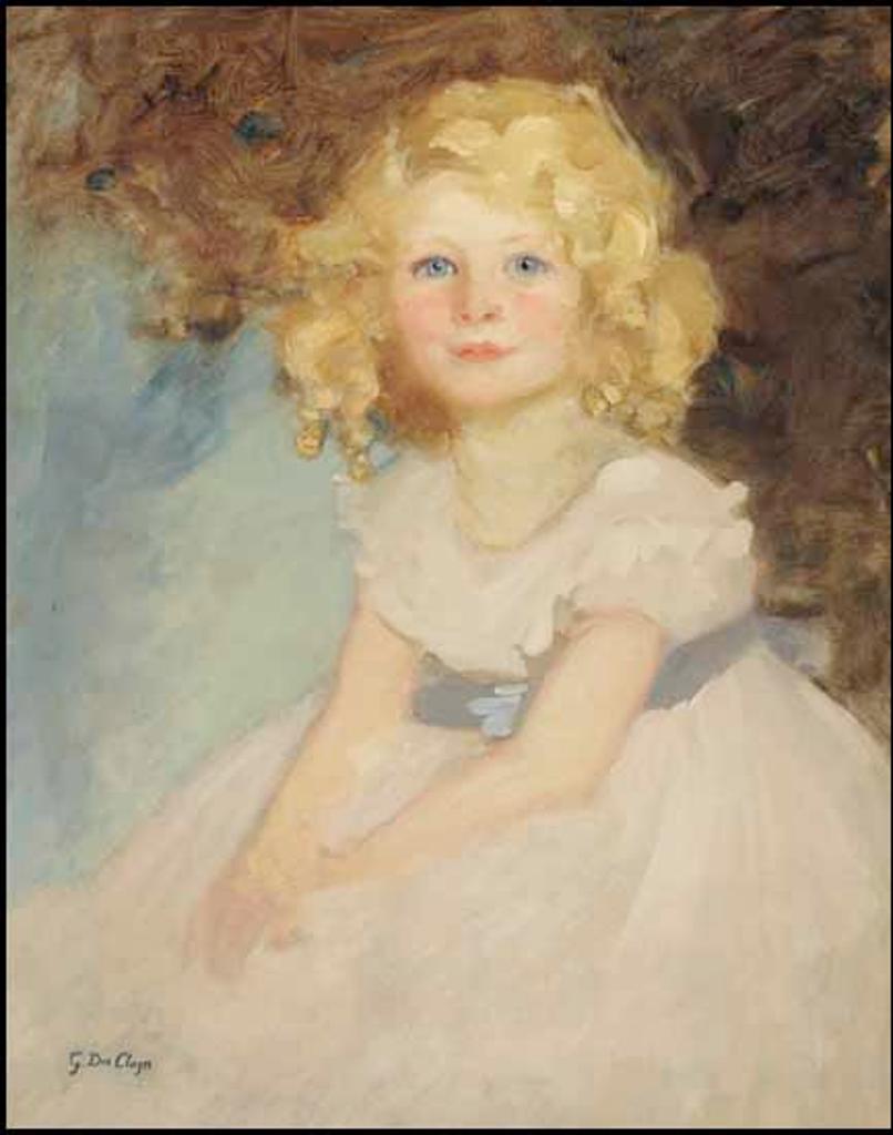 Gertrude Des Clayes (1879-1949) - Portrait of a Young Girl
