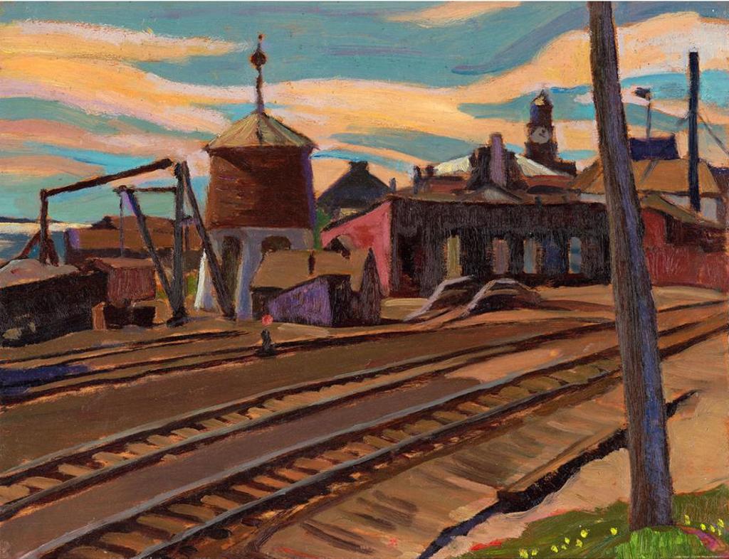 Efa Prudence Heward (1896-1947) - Railway Tracks, Brockville
