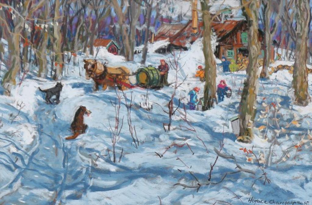 Horace Champagne (1937) - Gathering Maple Sap The Old Fashioned Way; 2013