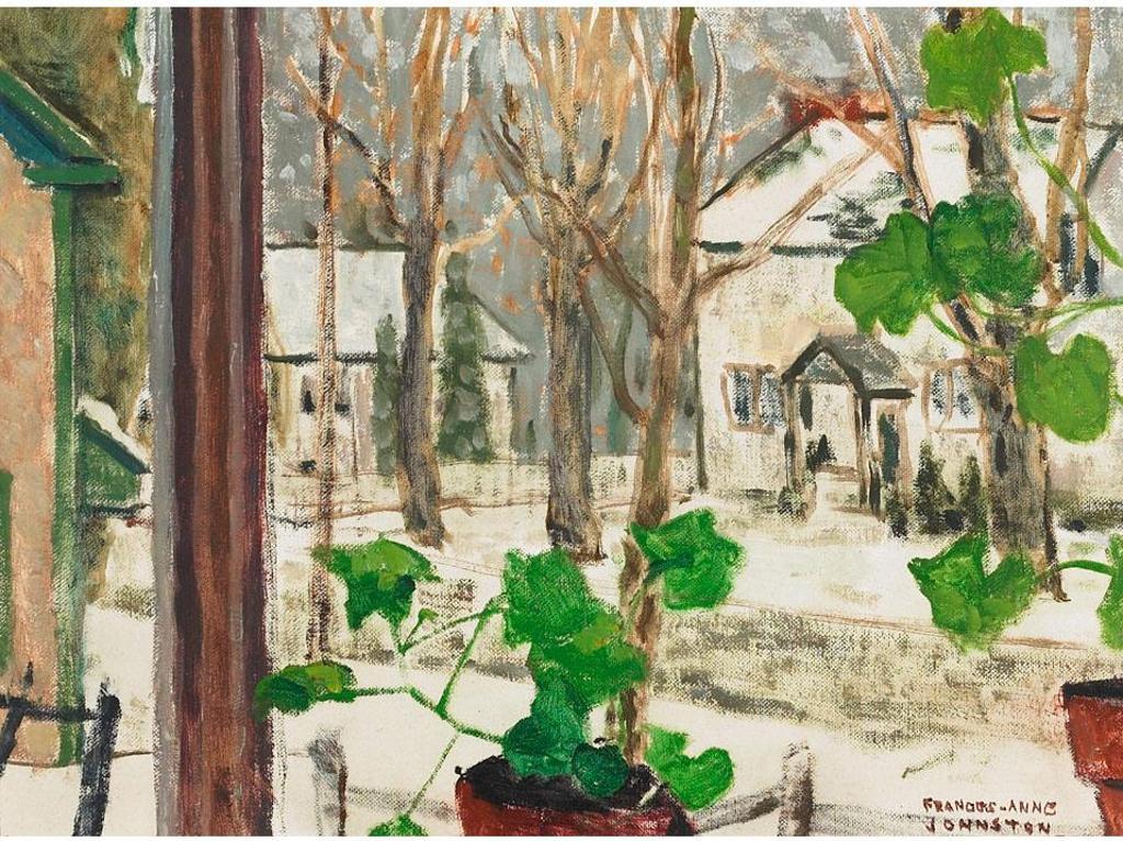 Frances Anne Johnston (1910-1987) - Village Street In Winter