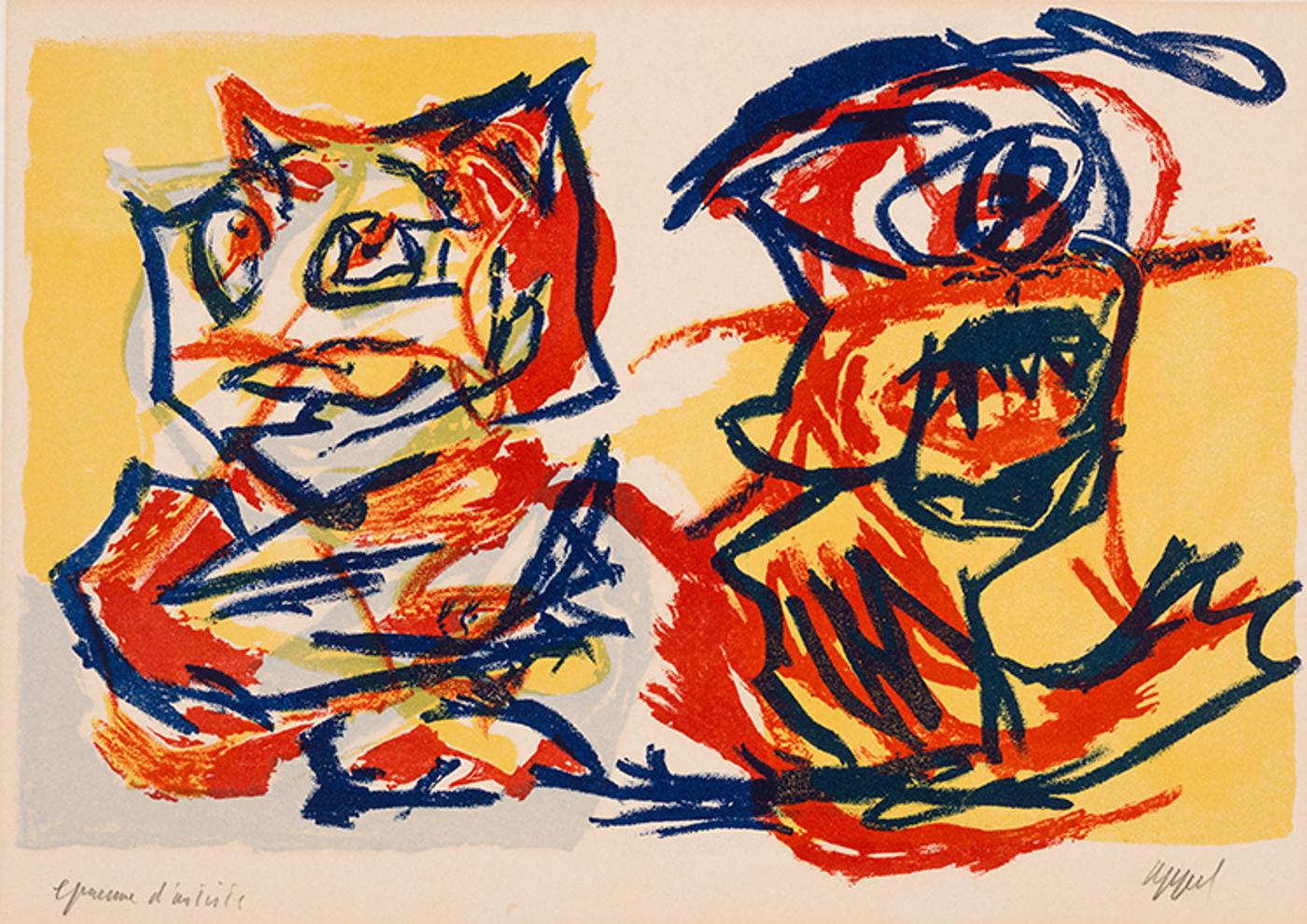 Karel Appel (1921-2006) - Two Works