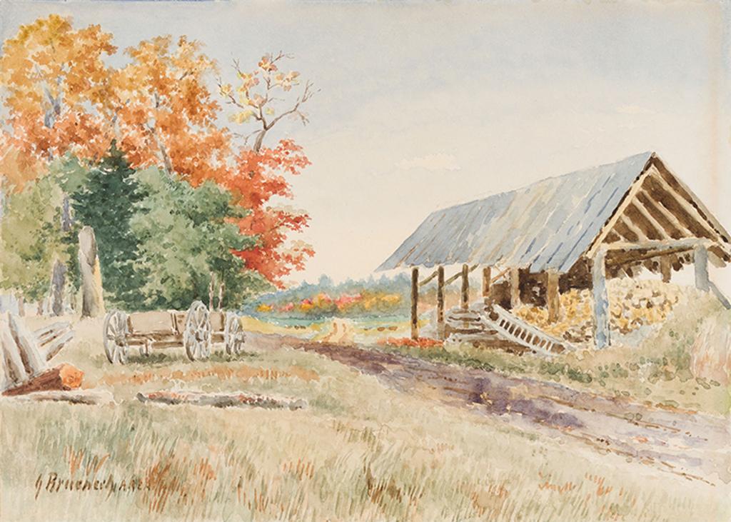George Robert Bruenech (1851-1916) - Farm Shed