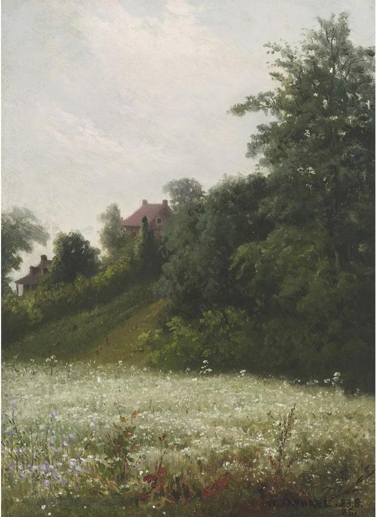 William Raphael (1833-1914) - Pastoral Landscape With Houses