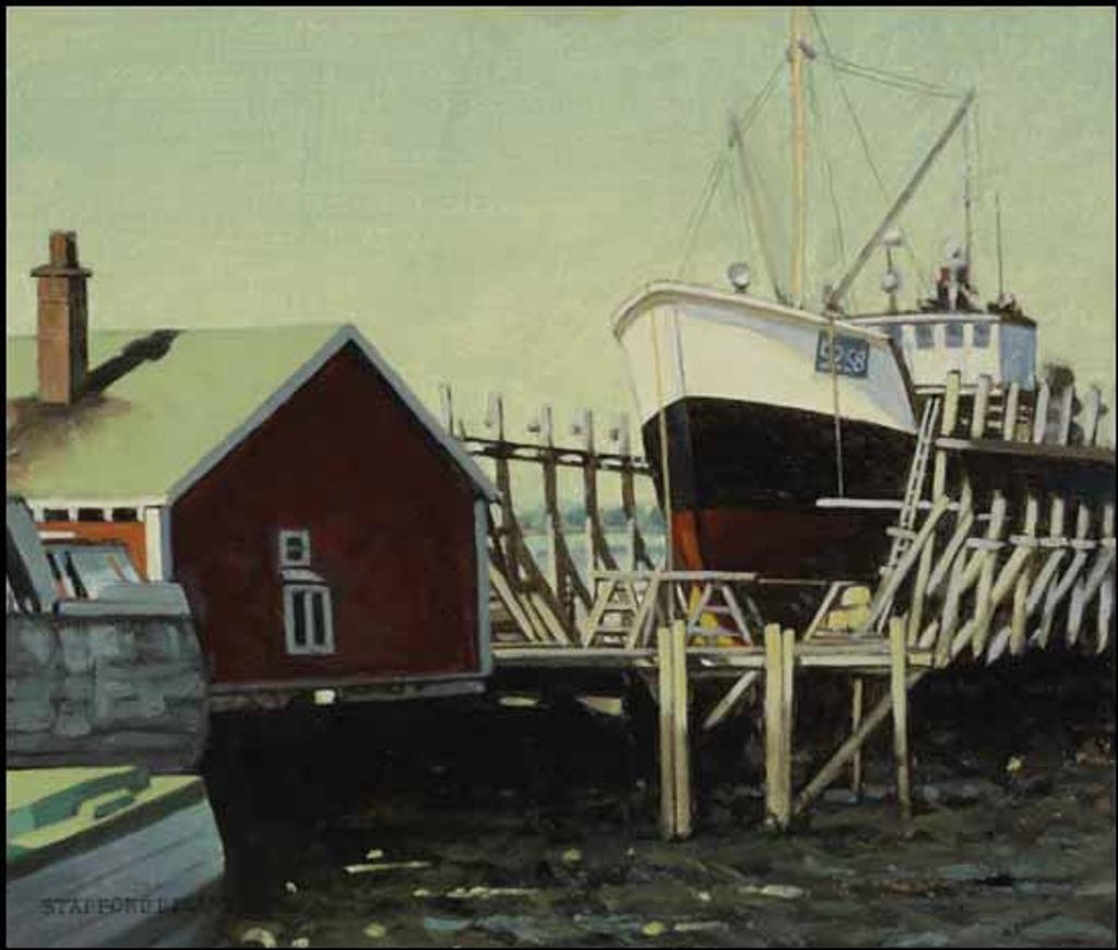 Stafford Donald Plant (1914-2000) - The Ambassador, Up for Repairs, Yarmouth, NS