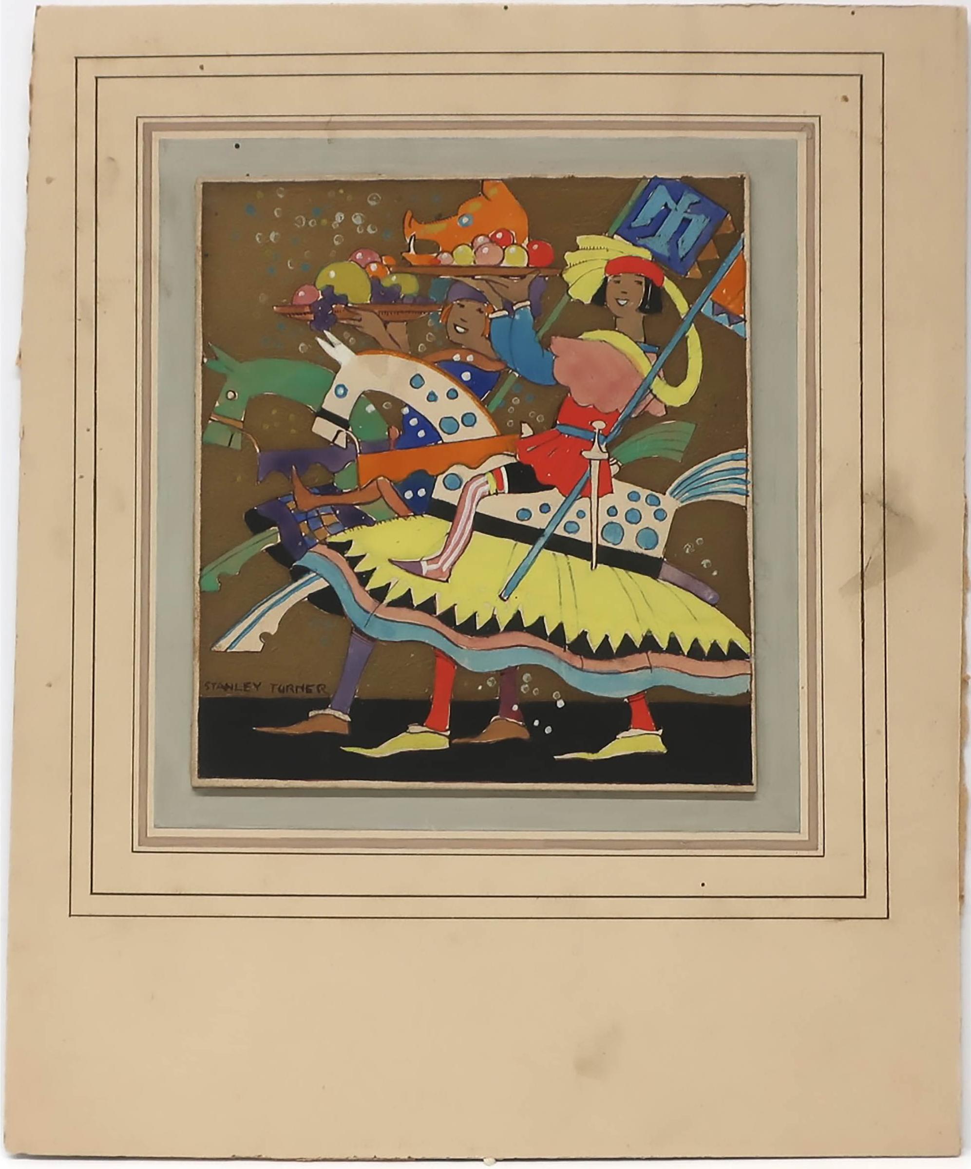 Stanley Francis Turner (1883-1953) - Design For Christmas Card