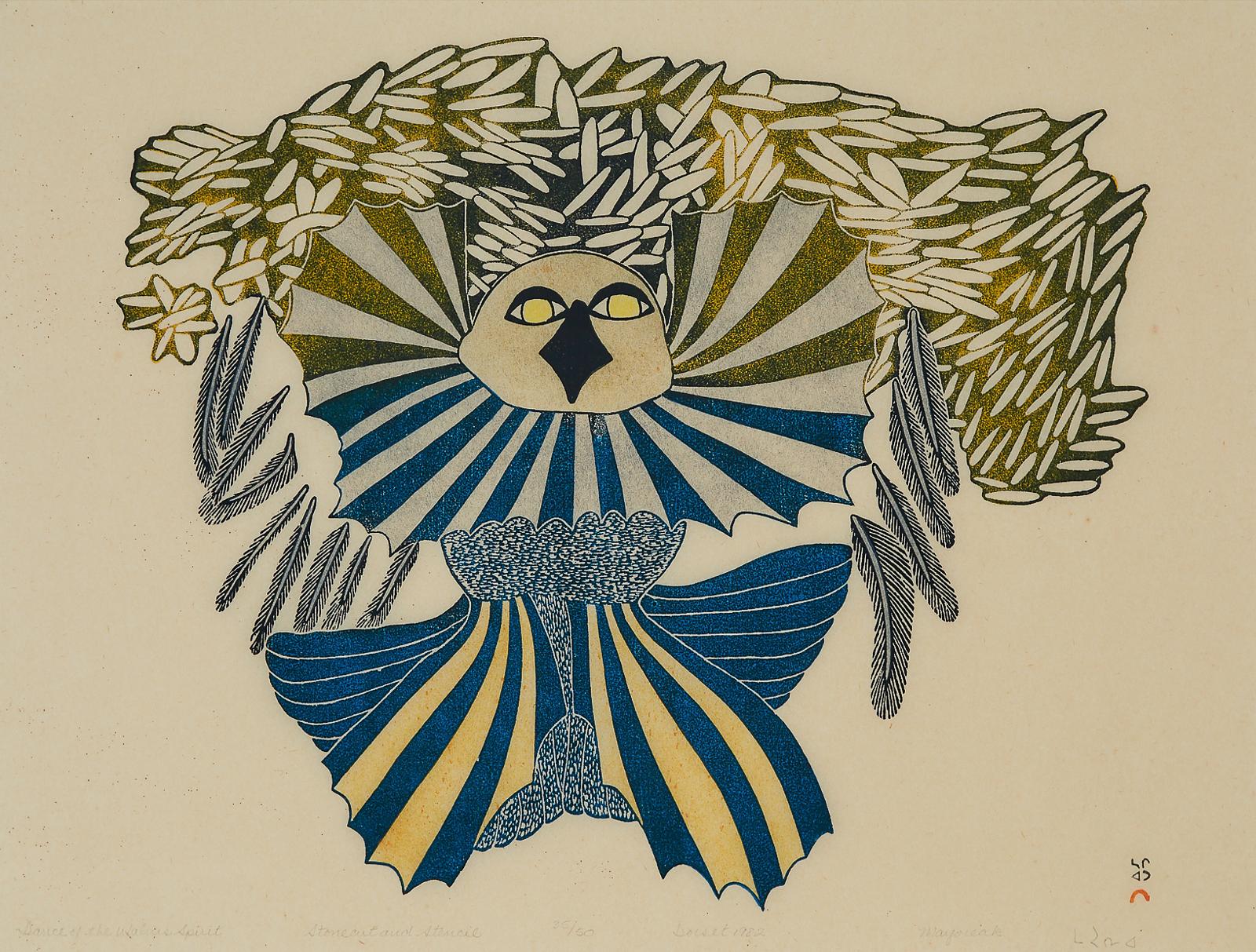 Mayureak Ashoona (1946) - Dance Of The Walrus Spirit