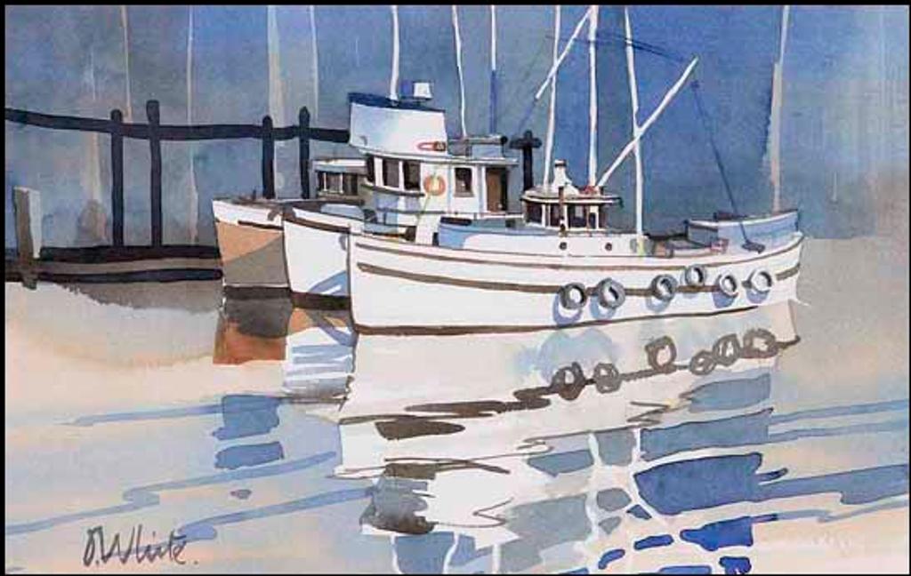 David White (1954) - Three Fish Boats (01234/2013-1564)