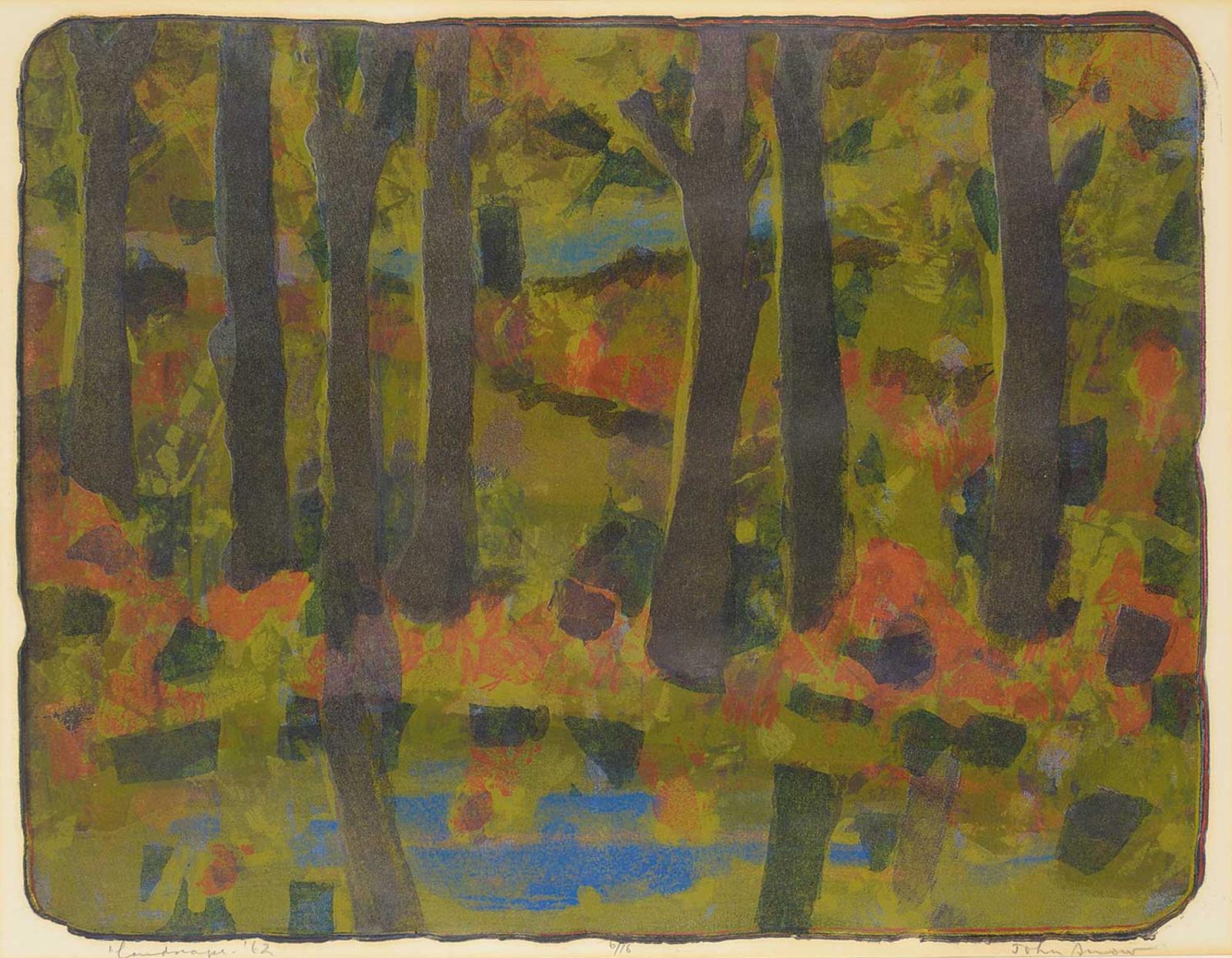 John Harold Thomas Snow (1911-2004) - Landscape '62  #6/16